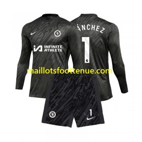 Maillot/Tenue Chelsea Robert Sanchez 1 Gardien Enfant Exterieur 2024/2025 Manche Longue